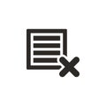 Delete, ecommerce, box vector icon. Simple element illustration from UI concept. Delete, ecommerce, box vector icon. Finance