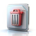 Delete file 3D icon