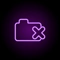 delete folder icon. Web icons universal set for web and mobile Royalty Free Stock Photo