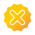 Delete icon. delete icon  illustration. Flat vector icon. can use for, icon design element, ui, web, mobile app Royalty Free Stock Photo