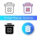 Delete icon Royalty Free Stock Photo