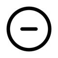Delete Line Style vector icon which can easily modify or edit Royalty Free Stock Photo