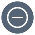 Delete, minus Bold Vector Icon which can be easily edited or modified