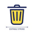 Delete RGB color ui icon Royalty Free Stock Photo