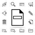 delete a sheet icon. web icons universal set for web and mobile