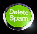 Delete spam concept icon means remove junk mail and unwanted emails - 3d illustration