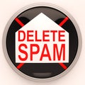 Delete Spam Shows Removing Unwanted Junk Email
