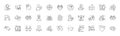 Delete user, Social care and Idea line icons. For web app, printing. Line icons. Vector
