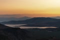 Delfoi landscape view in Greece. Royalty Free Stock Photo