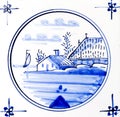 Delft Blue Royalty Free Stock Photo