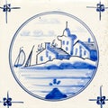 Delft Blue Royalty Free Stock Photo