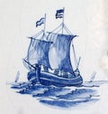 Delft Blue Royalty Free Stock Photo