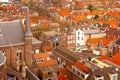 Delft, Netherlands Aerial panoramic view Royalty Free Stock Photo