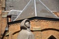 Statue of Geertruyt van Oosten located in front of Oude Kerk church