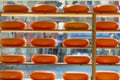 Gouda Cheese in a shop in Delft Netherlands Royalty Free Stock Photo