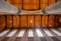 Interior view of historic Nieuwe Church in Delft, Netherlands built from 1393 to 1655