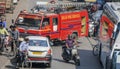 Delhi Fire Service vehicle, Delhi, India
