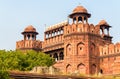 Delhi Gate of Red Fort in Delhi, India Royalty Free Stock Photo