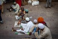 Delhi, India - April 2019 : Homeless life in New Delhi city India.