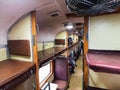 Delhi, India - Circa January, 2016 - Inside the sleeper class of an Indian train