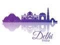 Delhi, India. City skyline