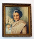 Indira Gandhi painting