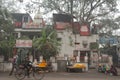 Flower vendors in Old Delhi.