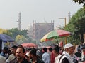 Delhi , India - Market , A picture of market with crowed in 18 November 2023