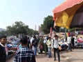 Delhi , India - Market , A picture of market with crowed in 18 November 2023