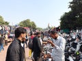 Delhi , India - Market , A picture of market with crowed in 18 november 2023