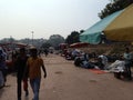 Delhi , India - Market , A picture of market with crowed in 18 November 2023