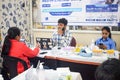 Delhi, India - November 19, 2022 Ã¢â¬â Basic routine health check-up camp has been organized by max hospital