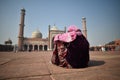 Delhi, India, November 24, 2017: A hindu woman wearing traditional