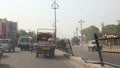 Delhi, India, november 10, 2011: Traffic on the road in India