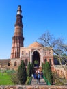 Qutub Minar Complex OF Delhiâs tower of victory.