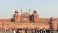 Delhi - India 12th Dec 2020 Red Fort also known as Lal Qila is made of red sand stones. Red fort