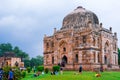 Dome at lodhi gardens during a monsoon sunset evening