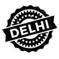 Delhi stamp rubber grunge
