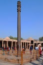 Delhi. View of ruins of the historical complex Qutub Minar