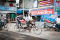 Delhi young rickshaw