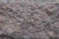 Deliberately rough surface of granite stone