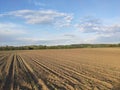 Deliblato Serbia fertile cropland panoramic view