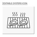 Delicacy line icon