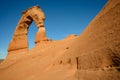 Delicate Arch in Arches National Park Royalty Free Stock Photo