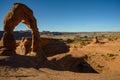 Delicate Arch in Arches National Park Royalty Free Stock Photo