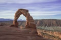 Delicate Arch in Arches National Park near Moab, Utah Royalty Free Stock Photo