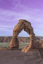 Delicate Arch in Arches National Park near Moab, Utah Royalty Free Stock Photo