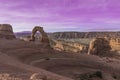 Delicate Arch in Arches National Park near Moab, Utah Royalty Free Stock Photo