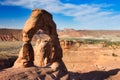 Delicate Arch in Arches National Park at Sunrise, Utah Royalty Free Stock Photo