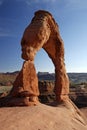 Delicate Arch in the Arches National Park Royalty Free Stock Photo